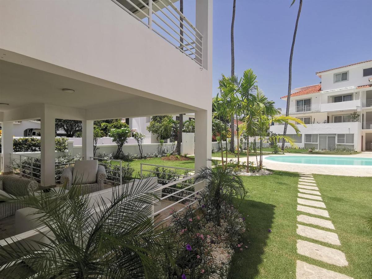 Deluxe Condo Las Terrazas Pool View - Playa Los Corales 蓬塔卡纳 外观 照片